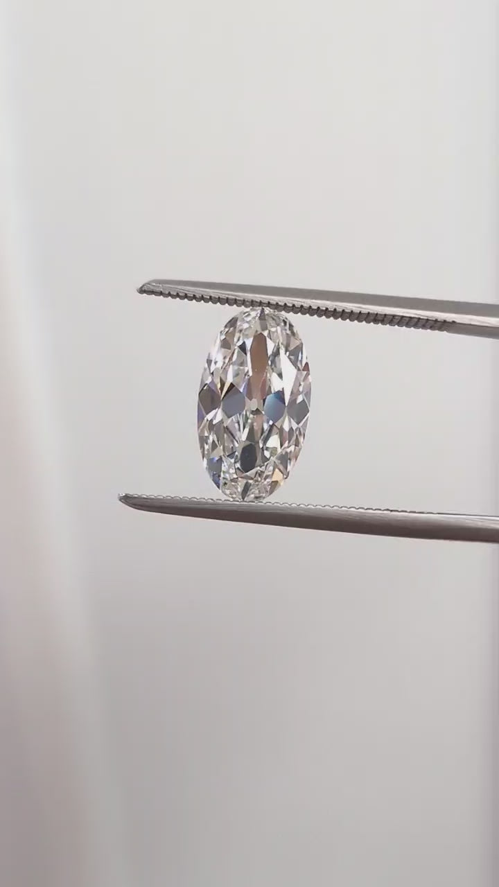 2.22ct E VVS2 LAB CREATED MARQUISE OVAL DIAMOND MOVAL CERTIFIED 12mm 2ct LOOSE