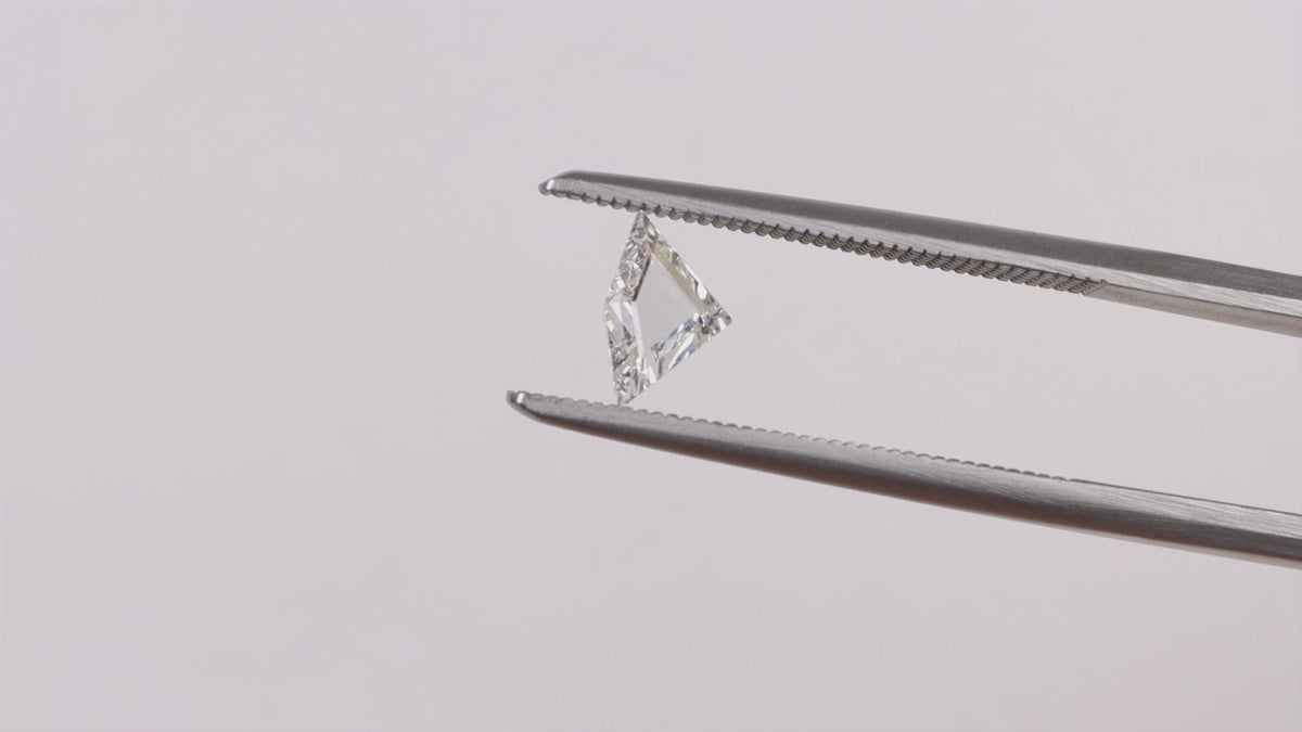 0.36ct J VVS1-VVS2 ROSE CUT KITE SHAPE DIAMOND SHIELD GEOMETRIC LOOSE NATURAL