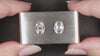 4ct D VS1 OLD MINE CUT LAB CREATED DIAMOND LOOSE PAIR IGI CERTIFIED STUD EARRING