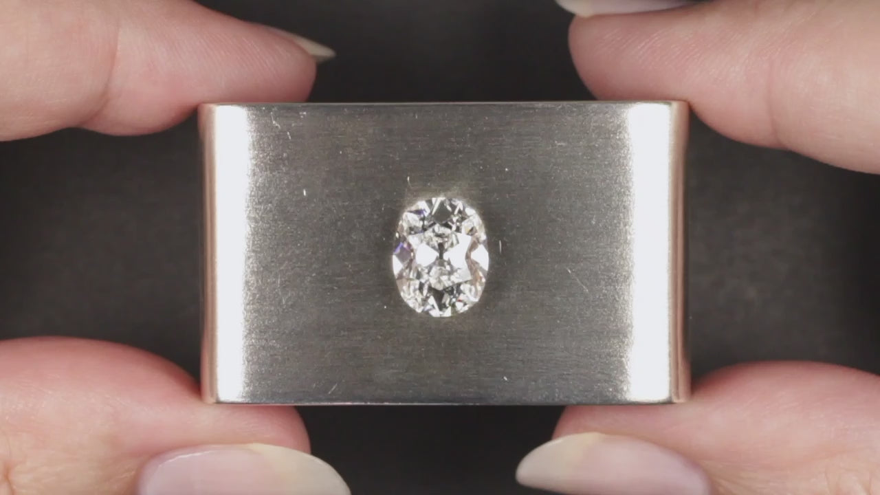 3 CARAT D VS1 OLD MINE CUT LAB CREATED DIAMOND IGI CERTIFIED LOOSE ENGAGEMENT