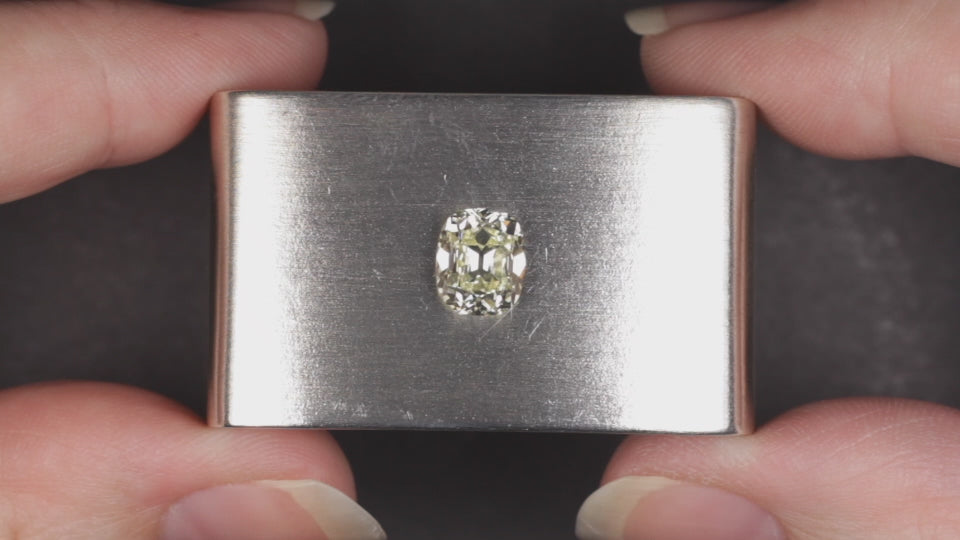 2 CARAT OLD MINE CUT DIAMOND GIA CERTIFIED U-V VVS1 ELONGATED CUSHION BRILLIANT