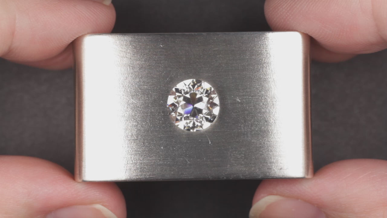 LAB CREATED 3ct E VVS2 OLD EUROPEAN CUT DIAMOND IGI CERTIFIED ENGAGEMENT LOOSE 