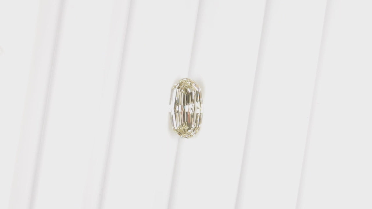 GIA CERTIFED 1.53ct L VVS1 OVAL SHAPE STEP CUT DIAMOND LOOSE GEOMETRIC NATURAL 
