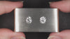 1.88ct VINTAGE OLD EUROPEAN CUT DIAMOND STUD EARRINGS RARE E-F SI1-SI2 NATURAL