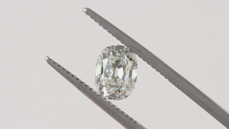 1.5 CARAT OLD MINE CUT DIAMOND GIA CERTIFIED H SI2 ELONGATED CUSHION BRILLIANT