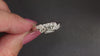 0.90ct OLD EUROPEAN CUT DIAMOND ENGAGEMENT RING H-I VS1 MID CENTURY WHITE GOLD