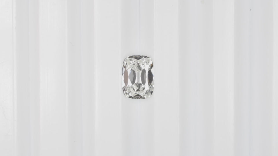 2 CARAT OLD MINE CUT LAB CREATED DIAMOND IGI CERTIFIED F VVS2 CUSHION BRILLIANT