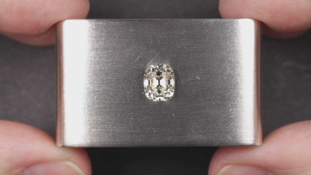 1.5 CARAT OLD MINE CUT DIAMOND GIA CERTIFIED L VS2 ELONGATED CUSHION BRILLIANT