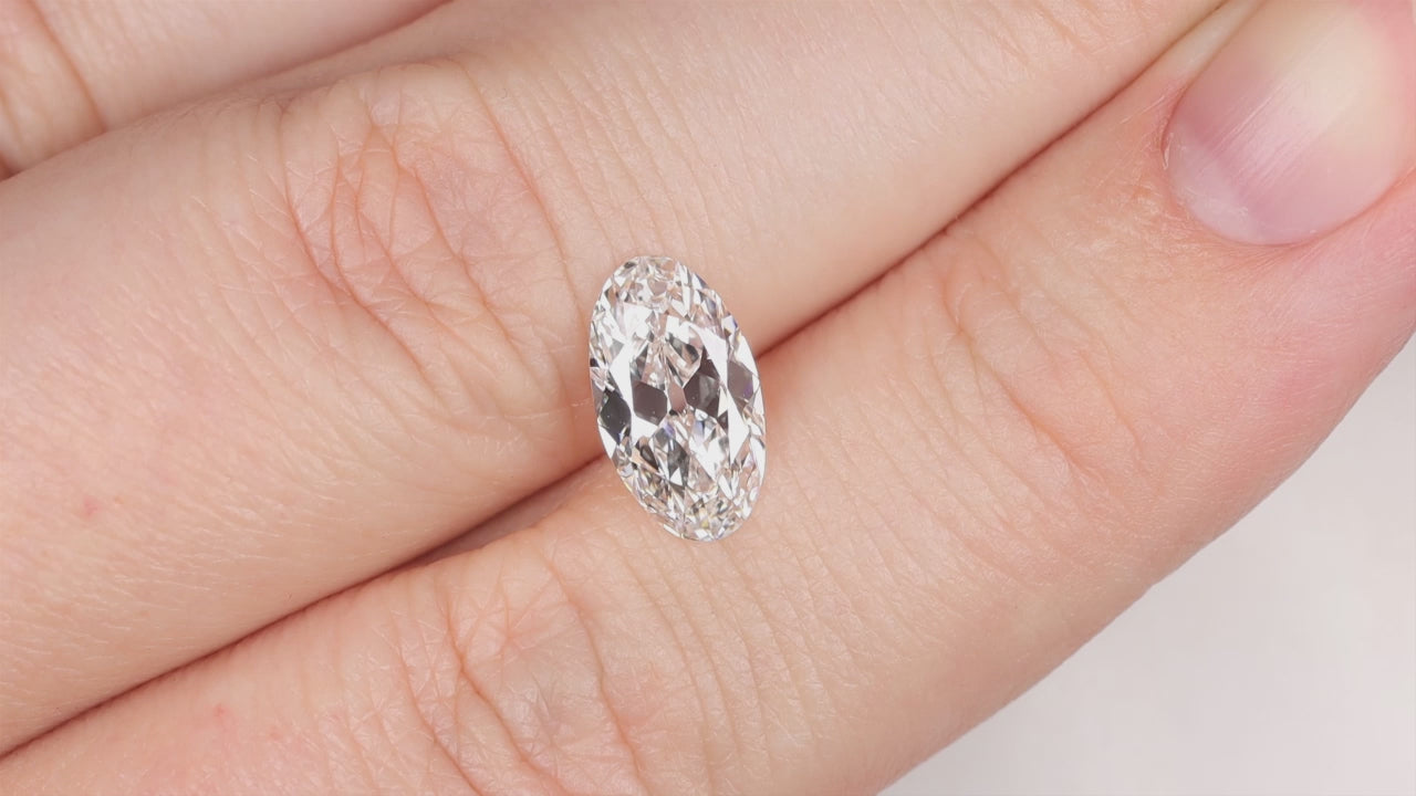 2ct MOVAL SHAPE LAB CREATED DIAMOND CERTIFIED E VS1 VINTAGE STYLE MARQUISE OVAL