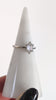 1.15ct LAB CREATED DIAMOND ENGAGEMENT RING HEXAGON CUT PLATINUM SOLITAIRE