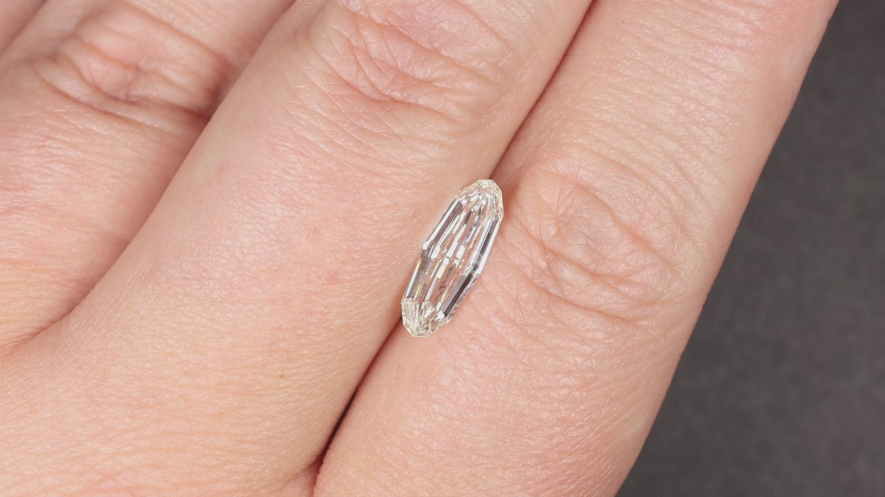 1.5 CARAT GIA CERTIFIED I SI1 DIAMOND OVAL STEP CUT LOOSE NATURAL GEOMETRIC