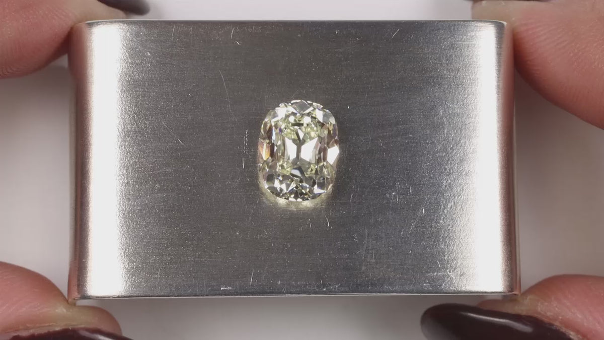 2.75ct M VVS1 OLD MINE CUT DIAMOND GIA CERTIFIED VINTAGE STYLE LOOSE NATURAL