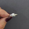 VINTAGE DIAMOND ENGAGEMENT RING PLATINUM OLD EUROPEAN CUT CLASSIC NATURAL ESTATE