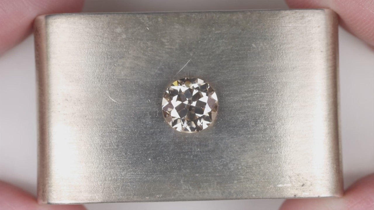 1.59ct OLD EUROPEAN CUT DIAMOND S-T SI1 VINTAGE LOOSE NATURAL ENGAGEMENT ESTATE