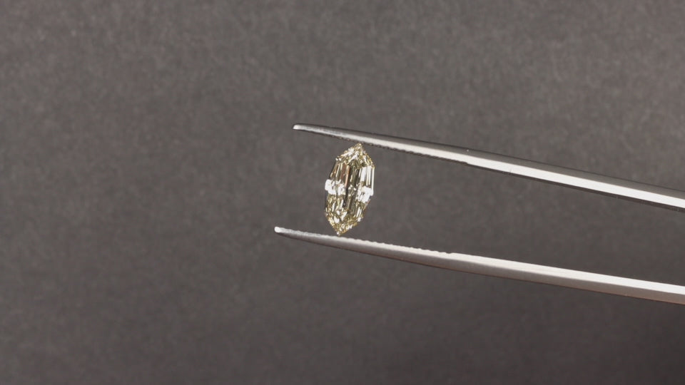 0.90ct MARQUISE DIAMOND LIGHT YELLOWISH BROWN NATURAL VS1 DUTCH STEP CUT LOOSE