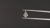 1.11ct E VS1 LAB CREATED DIAMOND KITE SHAPE IGI CERTIFIED 1ct GEOMETRIC LOOSE