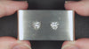 2ct GIA CERTIFIED HEART SHAPE DIAMOND STUD EARRINGS LOOSE 2 CARAT MATCHING PAIR