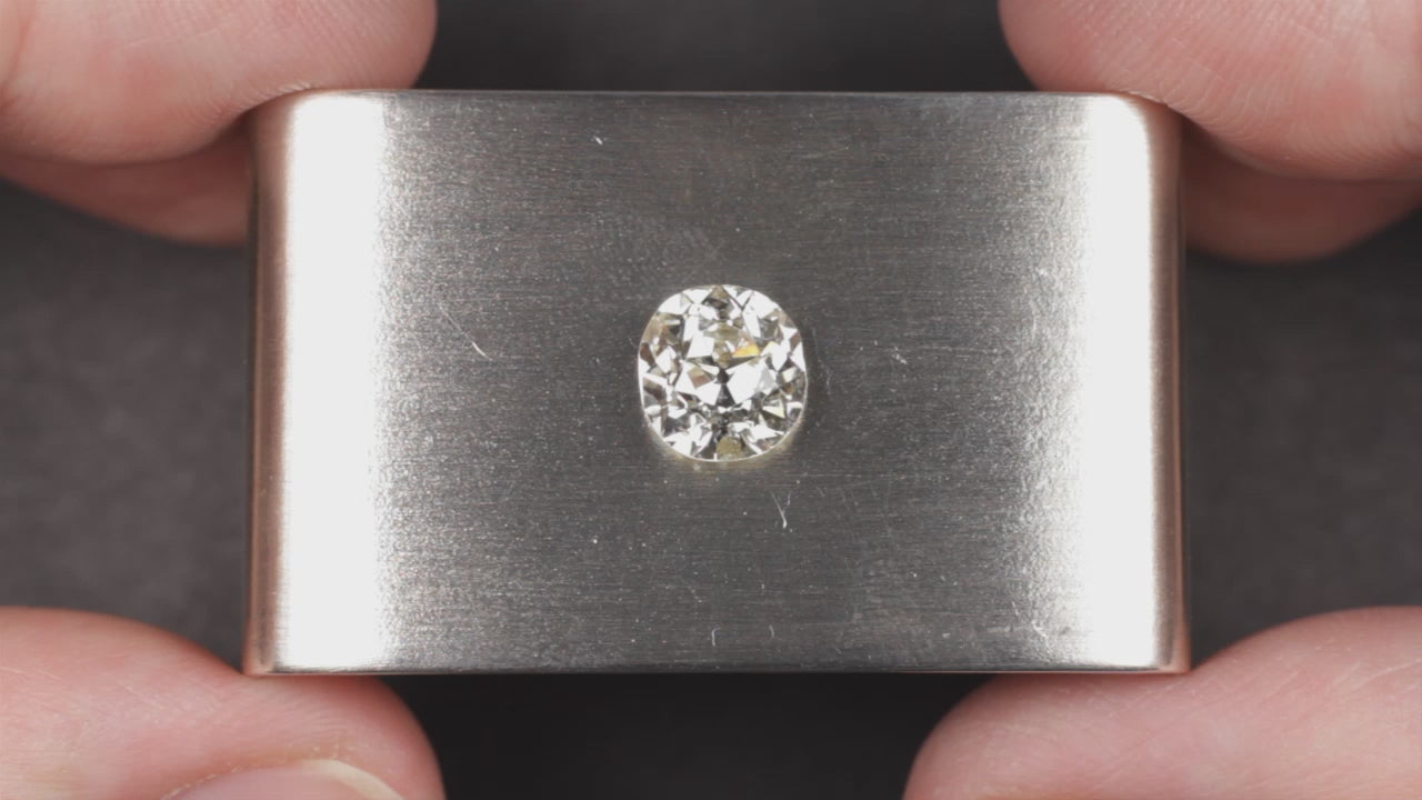 1.92ct OLD MINE CUT DIAMOND ANTIQUE J SI LOOSE NATURAL ENGAGEMENT ESTATE 2 CARAT