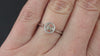 SOLITIARE BEZEL RING SETTING 14k GOLD ENGAGEMENT MILGRAIN CATHEDRAL ROUND MOUNT