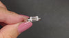 1ct GIA CERTIFIED E VS2 DIAMOND SOLITAIRE ENGAGEMENT RING EMERALD CUT PLATINUM