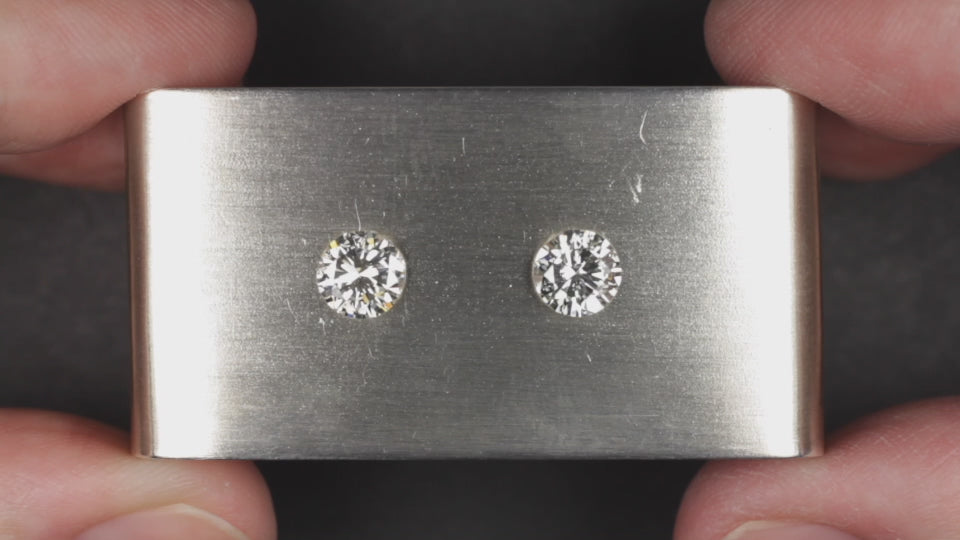 1.5 CARAT GIA CERTIFIED DIAMOND STUD EARRINGS ROUND CUT J VVS2-SI2 NATURAL PAIR