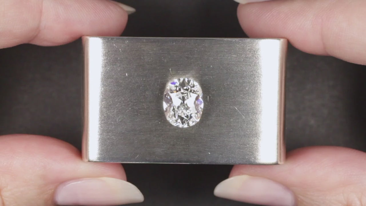 3 CARAT D VS1 OLD MINE CUT LAB CREATED DIAMOND IGI CERTIFIED LOOSE ENGAGEMENT