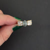2.81ct GREEN SAPPHIRE DIAMOND COCKTAIL RING 14k YELLOW GOLD NATURAL OVAL SHAPE