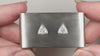 2.06ct TRILLION CUT F-G VS2-SI1 DIAMOND MATCHING PAIR STUD EARRINGS LOOSE 2ct