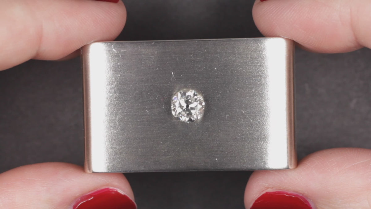 1.32ct OLD MINE CUT DIAMOND I VS2-SI1 ANTIQUE NATURAL ENGAGEMENT LOOSE ESTATE