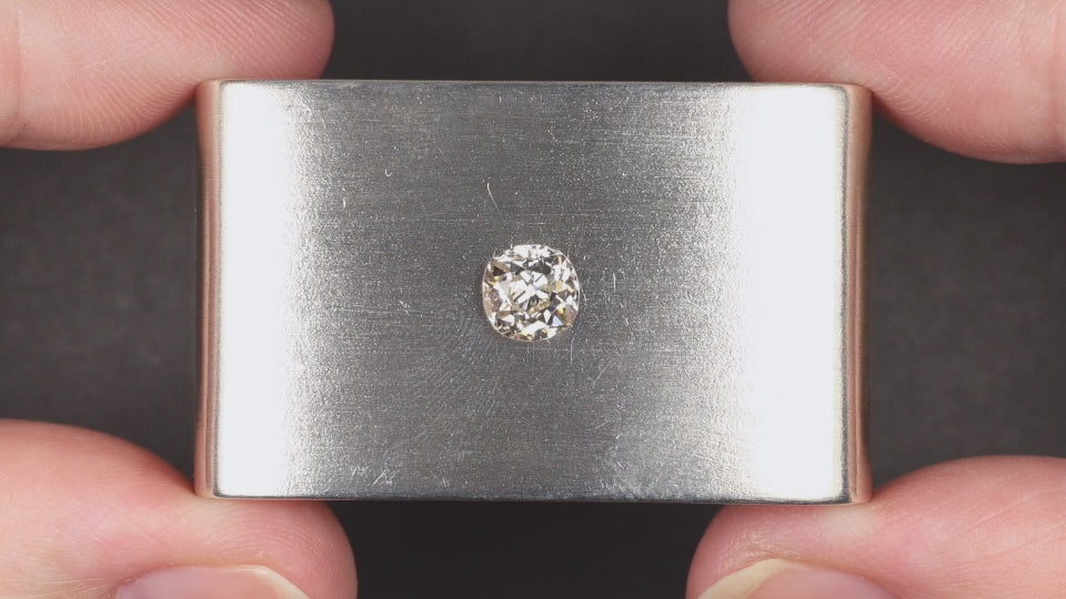 0.91ct ANTIQUE OLD MINE CUT DIAMOND J-K SI2-SI3 LOOSE ENGAGEMENT CUSHION 1ct