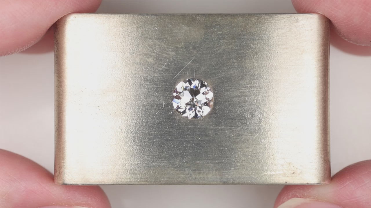 1 CARAT OLD EUROPEAN CUT LAB CREATED DIAMOND CERTIFIED E VS1 VINTAGE STYLE 1ct