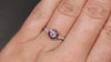 OLD EUROPEAN CUT DIAMOND ENGAGEMENT RING RUBY VINTAGE STYLE TARGET ART DECO