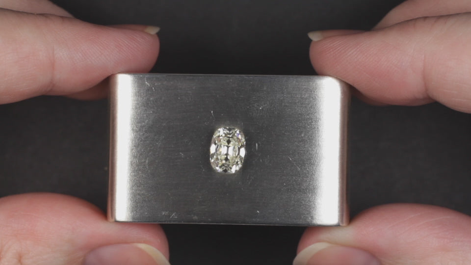 1.5ct OLD MINE CUT DIAMOND GIA CERTIFIED L VS1 ELONGATED CUSHION BRILLIANT