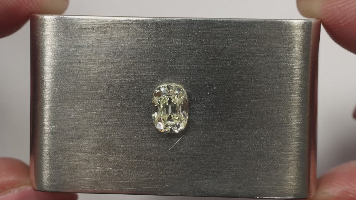 GIA CERTIFIED 1.01ct L VS2 OLD MINE CUT DIAMOND ENGAGEMENT LOOSE 1 CARAT NATURAL