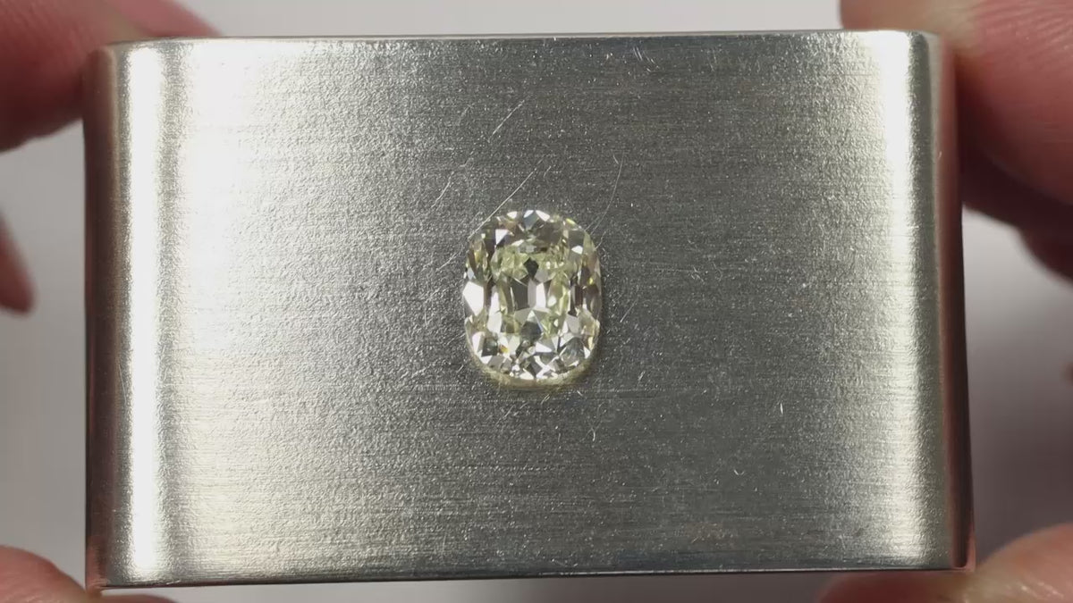 GIA CERTIFIED 1.75ct L VS1 OLD MINE CUT DIAMOND ENGAGEMENT VINTAGE STYLE LOOSE