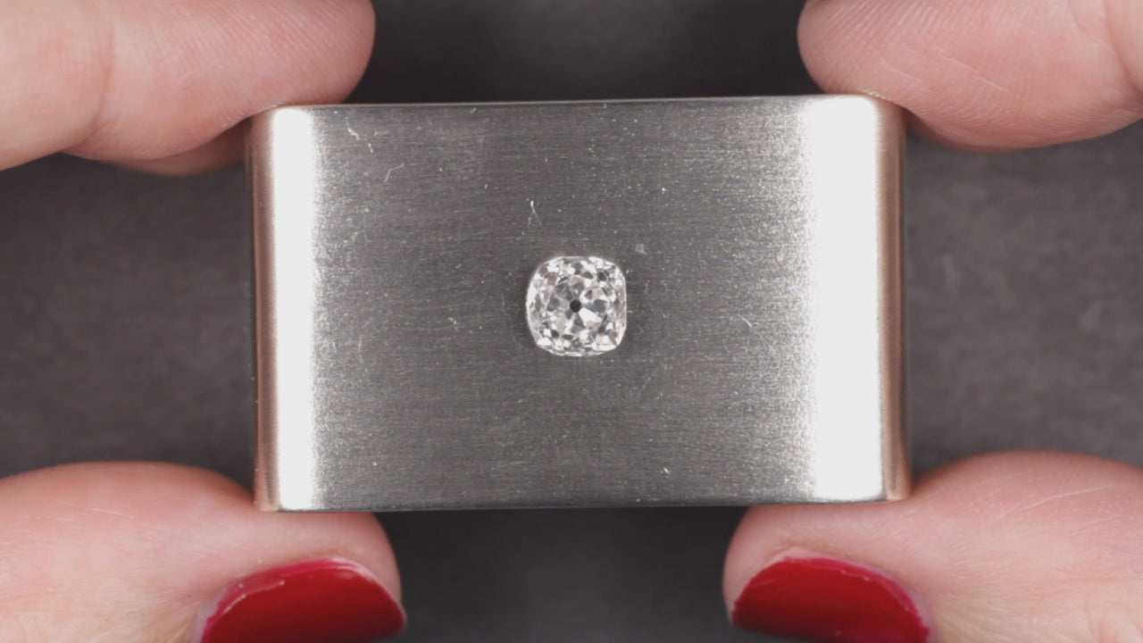 1.41ct ANTIQUE OLD MINE CUT DIAMOND GIA CERTIFIED H SI2 CUSHION BRILLIANT LOOSE