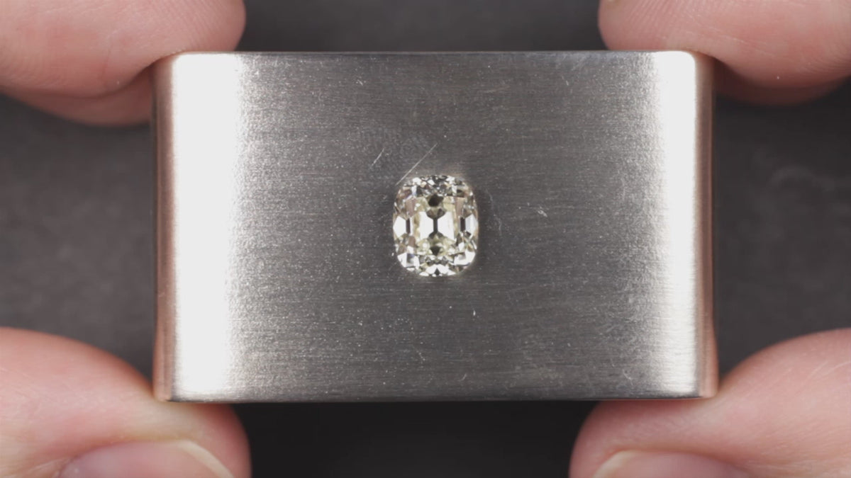 1.5 CARAT OLD MINE CUT DIAMOND GIA CERTIFIED L VS2 ELONGATED CUSHION BRILLIANT