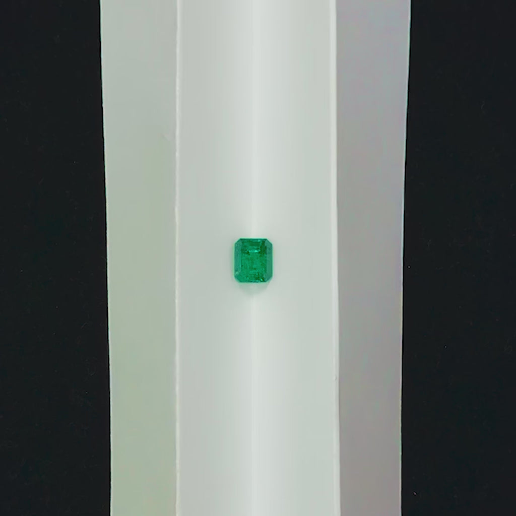 GIA CERTIFIED COLOMBIAN EMERALD 1.62ct EMERALD SHAPE NATURAL LOOSE GEMSTONE