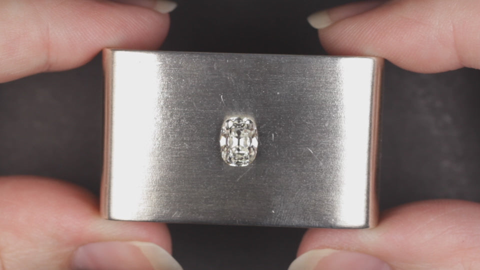 1.21ct OLD MINE CUT DIAMOND GIA CERTIFIED I VS1 CUSHION BRILLIANT ELONGATED