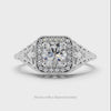 VINTAGE STYLE DIAMOND RING SETTING CUSHION ROUND ENGAGEMENT COCKTAIL FILIGREE