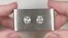 3.41ct OLD EUROPEAN CUT DIAMOND STUD EARRINGS L-M SI1-SI2 VINTAGE PAIR 3.5 CARAT