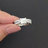 3/4ct TACORI DIAMOND ETERNITY RING F-G VS PLATINUM WEDDING BAND DESIGNER NATURAL
