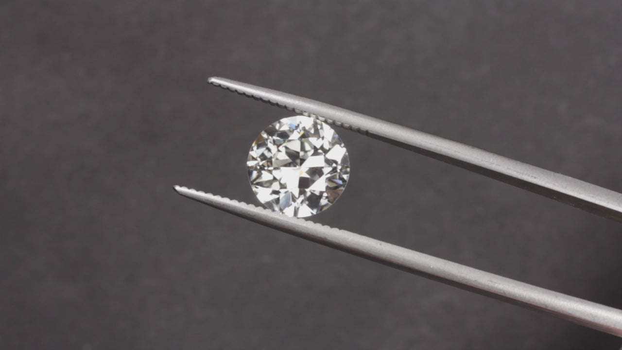 3 CARAT OLD EUROPEAN CUT LOOSE DIAMOND GIA CERTIFIED K SI1 VINTAGE NATURAL 3ct