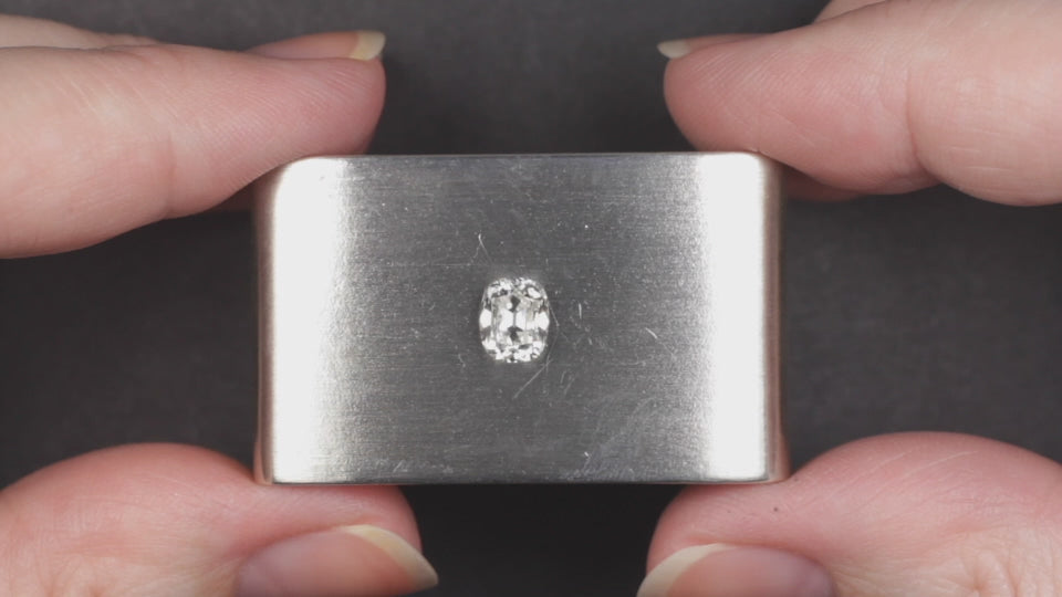 1 CARAT OLD MINE CUT DIAMOND GIA CERTIFIED H SI1 ELONGATED CUSHION BRILLIANT