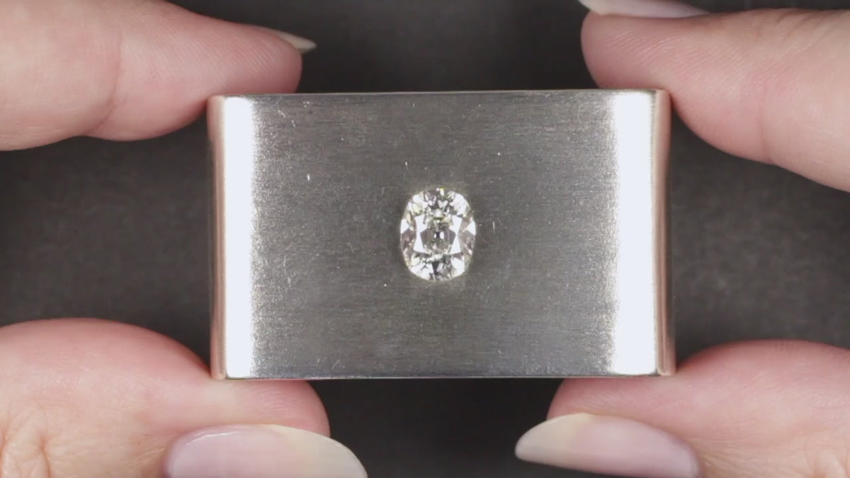 1.62ct F VS1 OLD MINE LAB CREATED DIAMOND IGI CERTIFIED CUSHION SHAPE CUT LOOSE