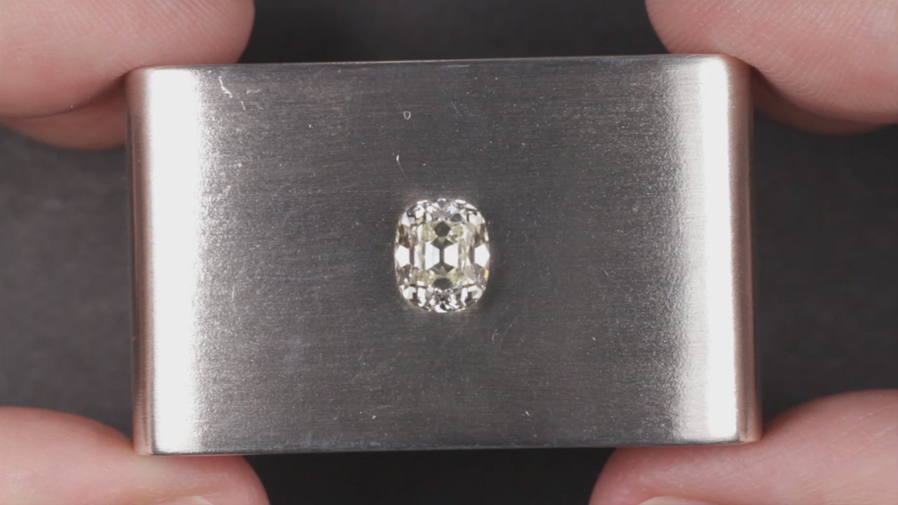 1.5 CARAT OLD MINE CUT DIAMOND GIA CERTIFIED L VS2 ELONGATED CUSHION BRILLIANT