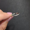 1930 VINTAGE PLATINUM WEDDING BAND ART DECO ERA ENGRAVED RING CLASSIC STACKING