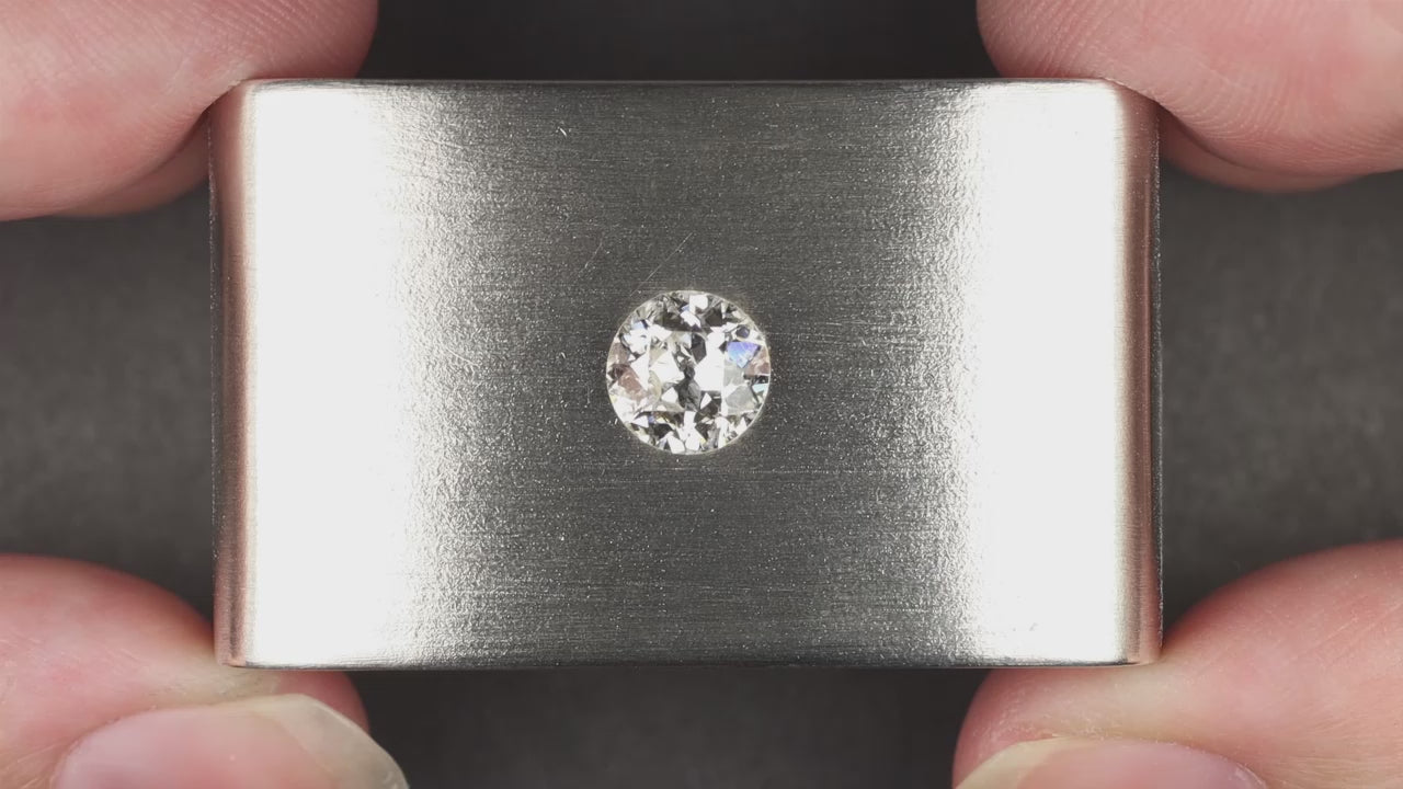 1.21ct OLD EUROPEAN CUT DIAMOND 7.1mm G-H SI2 VINTAGE LOOSE NATURAL ENGAGEMENT
