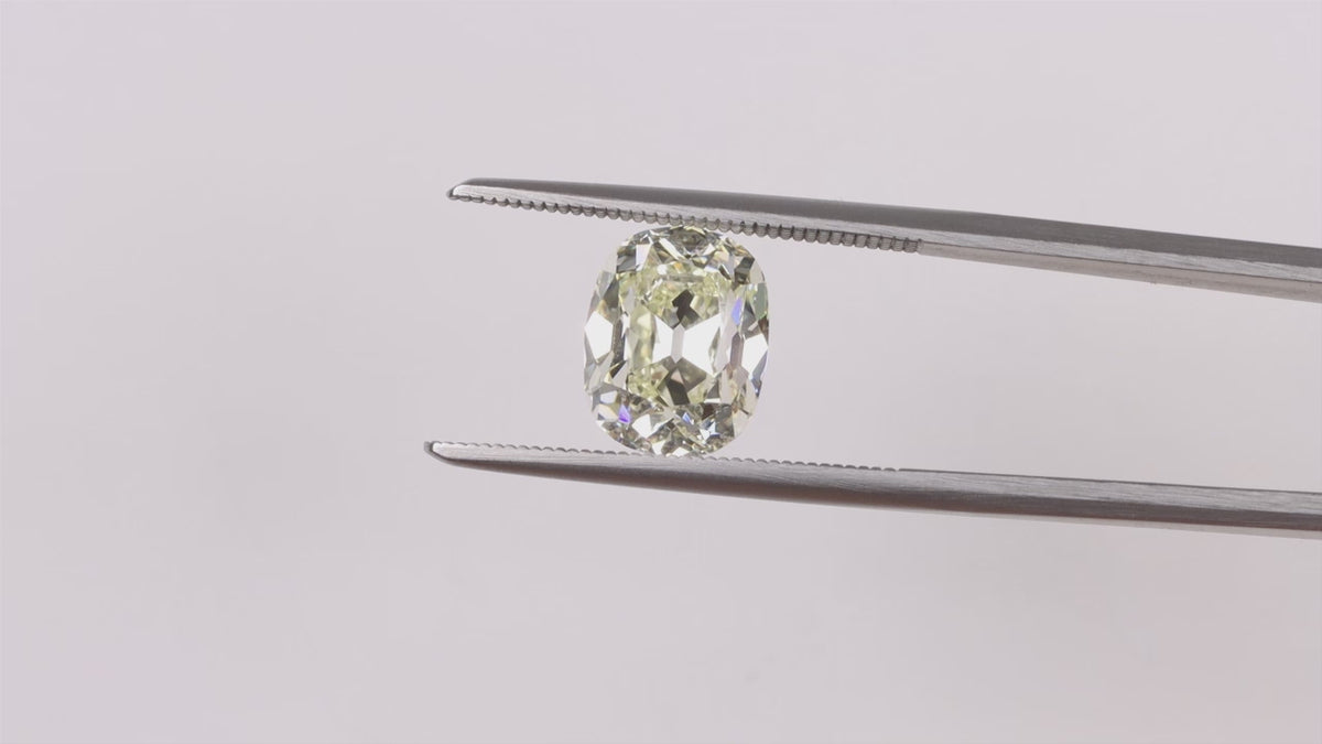 2.75ct M VVS1 OLD MINE CUT DIAMOND GIA CERTIFIED VINTAGE STYLE LOOSE NATURAL