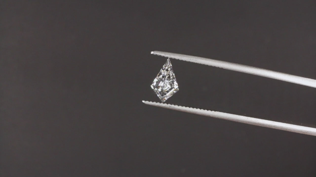 1.05ct D VVS2 LAB CREATED KITE SHAPE DIAMOND IGI CERTIFIED LOOSE GEOMETRIC 1ct
